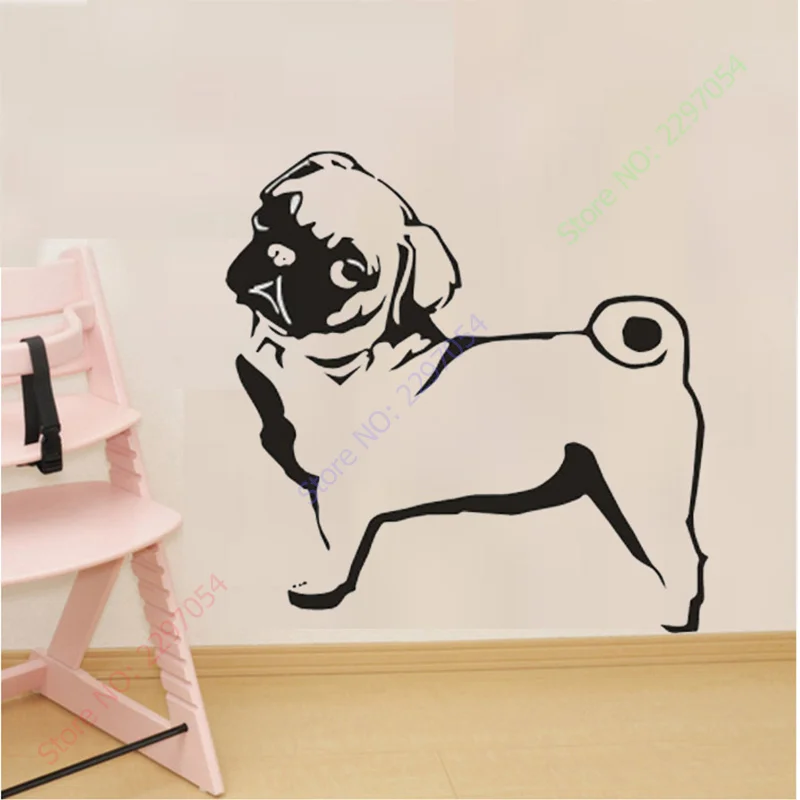 New PUG DOG Wall Sticker Vinyl Wall Stickers Home Decor Furnishing Decorative Animals Mural Car Transfer Large Decal
New PUG DOG Wall Sticker Vinyl Wall Stickers Home Decor Furnishing Decorative Animals Mural Car Transfer Large Decal