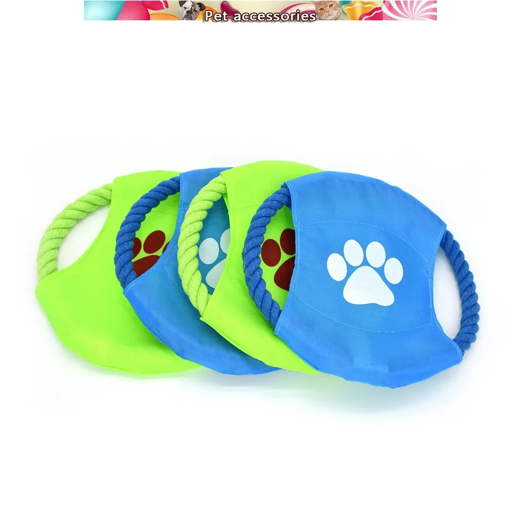 Pet летающий диск интерактивная игрушка животное из хлопковых ниток открытый