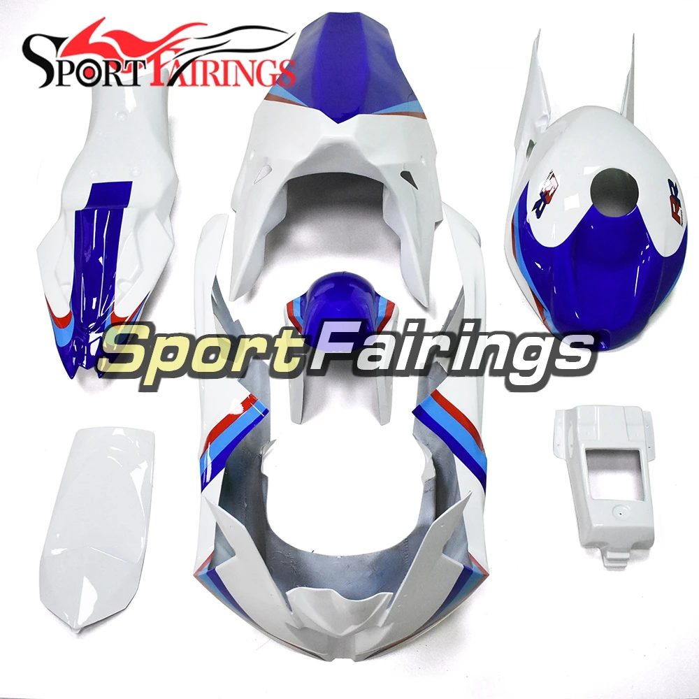 

New Fiberglass Racing Full Fairing Kit For BMW S1000RR 15 16 2015 2016 S1000 RR Carenes White Blue Bodywork Customize Cowlings