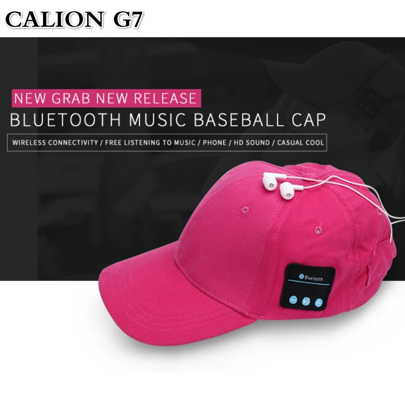 Фото CALION G7 Беспроводная спортивная шапка с наушниками для женщин и мужчин Bluetooth