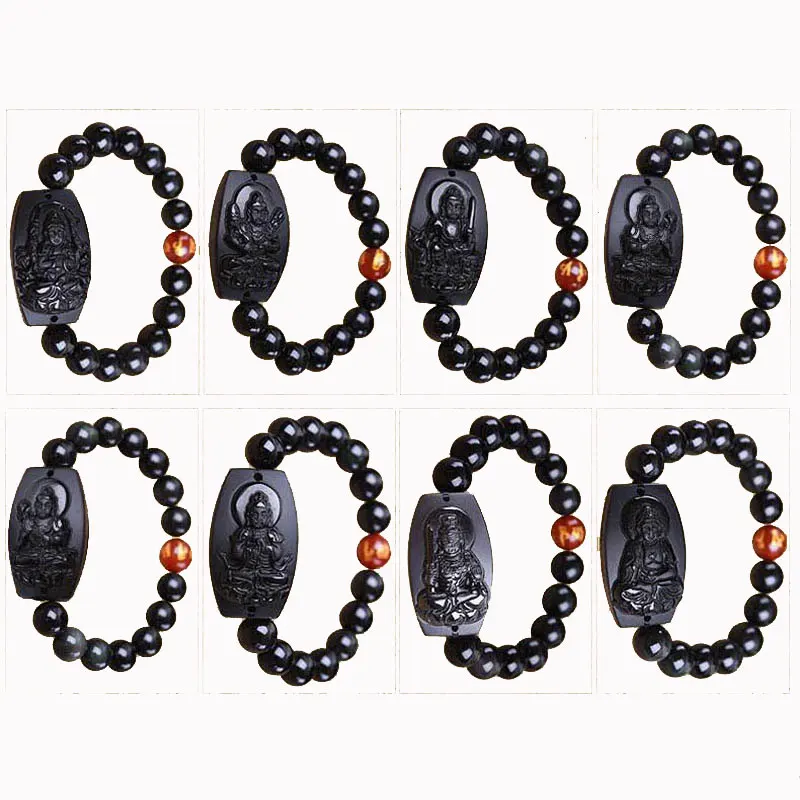 KYSZDL Natural obsidian carving twelve zodiac guardian bracelet couple models 10MM obsidian round beads bracelet jewelry gifts
KYSZDL Natural obsidian carving twelve zodiac guardian bracelet couple models 10MM obsidian round beads bracelet jewelry gifts
