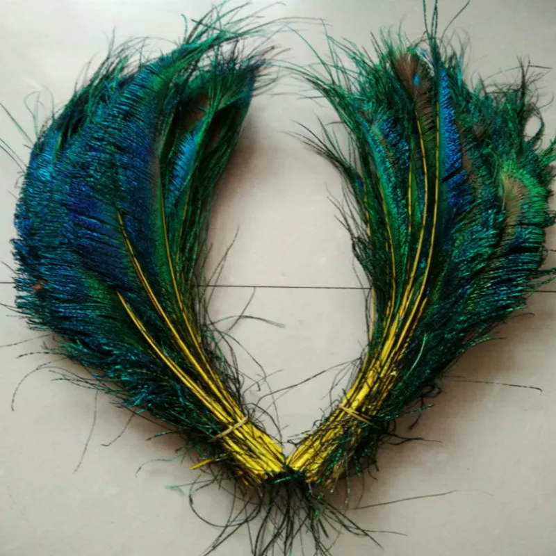 Wholesale beautiful yellow peacock feather sword 50 pcs symmetrical size 30-40 cm 12-16 inches celebration decoration
Wholesale beautiful yellow peacock feather sword 50 pcs symmetrical size 30-40 cm 12-16 inches celebration decoration
