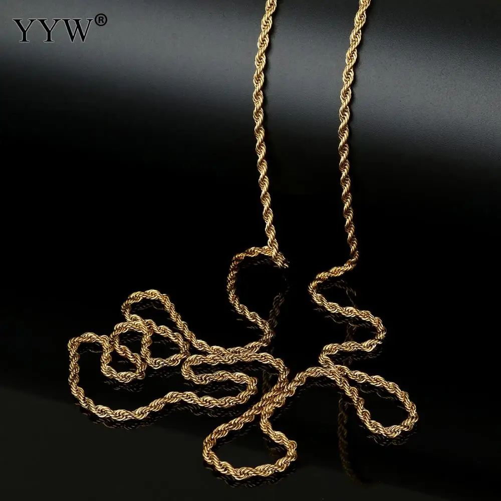 Gold Filled Solid Necklace Curb Chains Link Stainless Steel Jewelry Chain Gold Color Plated Approx 10m/Spool Sold By Spool
Gold Filled Solid Necklace Curb Chains Link Stainless Steel Jewelry Chain Gold Color Plated Approx 10m/Spool Sold By Spool