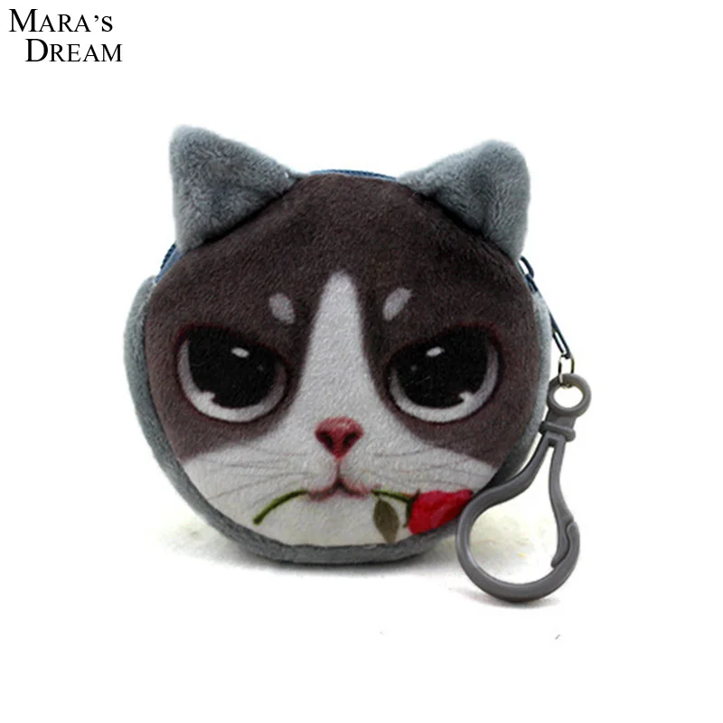 Кошелек для мелочи Mara's Dream 2018 овальные кошельки на молнии Детский кошелек с 3D