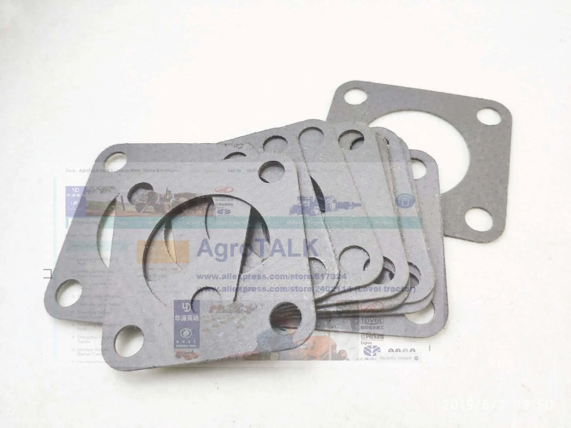 intake gasket for Lijia series engine use, part number: 100TY-13002 
intake gasket for Lijia series engine use, part number: 100TY-13002