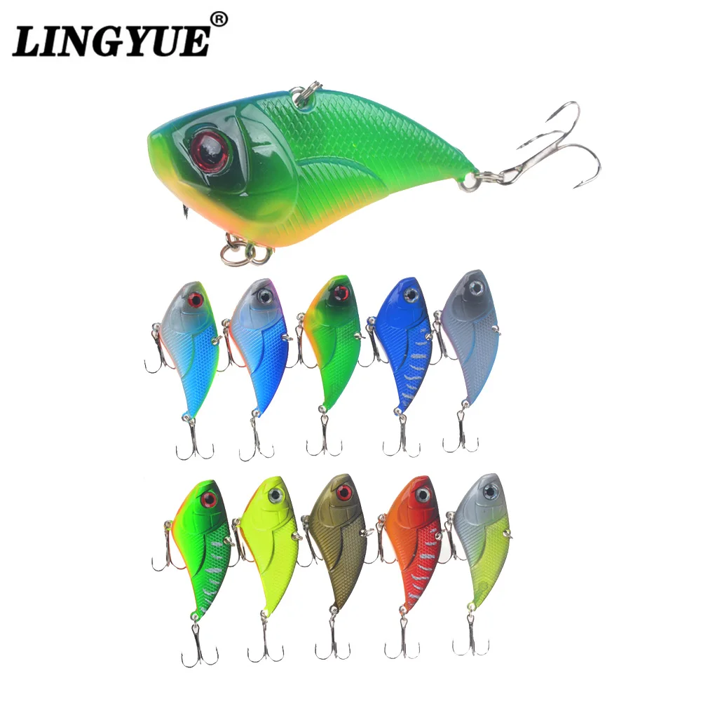 LINGYUE VIB Isca Artificial 5cm 14.5g Fishing Lure Hard Plastic Wobblers Deep Water Crankbait 10 Colors Available
LINGYUE VIB Isca Artificial 5cm 14.5g Fishing Lure Hard Plastic Wobblers Deep Water Crankbait 10 Colors Available