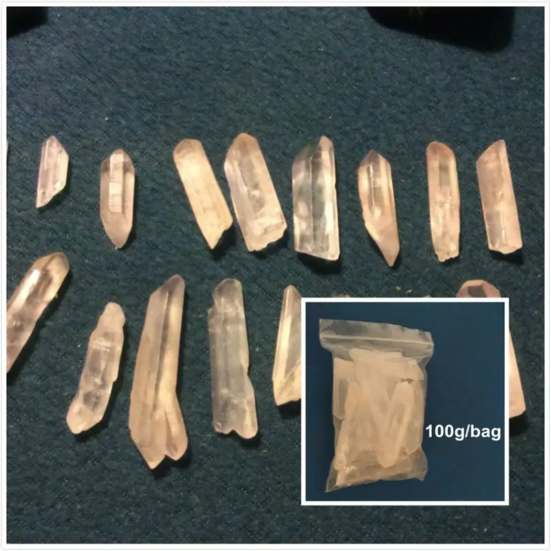 100g Home Decor Clear Wands Healing Feng Shui Specimen Gift Natural Stones Crafts And Minerals Quartz Crystals Ornaments
100g Home Decor Clear Wands Healing Feng Shui Specimen Gift Natural Stones Crafts And Minerals Quartz Crystals Ornaments