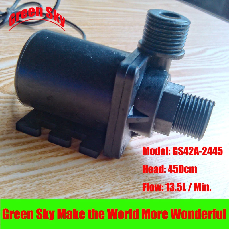 13.5L/Min 450cm Head 24V DC 26.4W Submersible fountain aquarium heating circulation hot water pump
13.5L/Min 450cm Head 24V DC 26.4W Submersible fountain aquarium heating circulation hot water pump