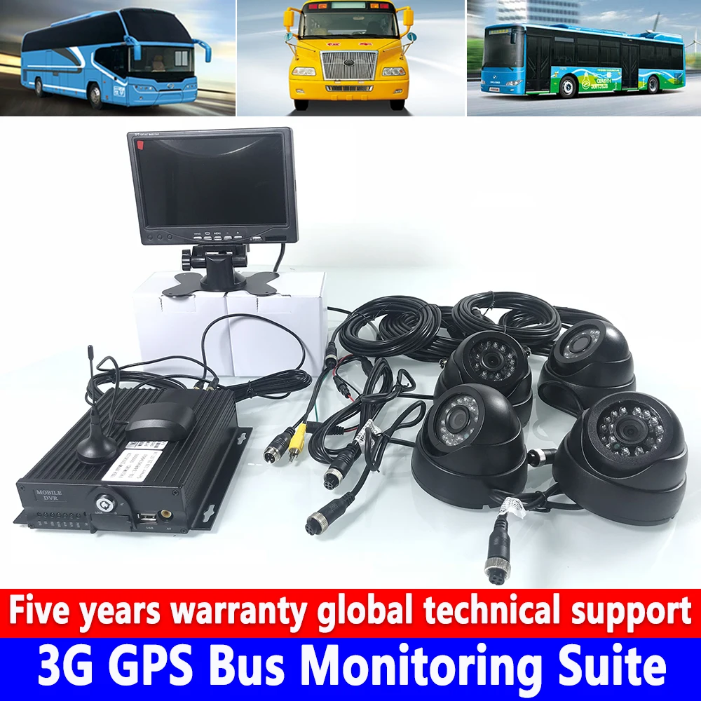 AHD720P mobile phone remote monitoring SD card storage 3G GPS bus monitoring kit crane / fire truck / engineering vehicle
AHD720P mobile phone remote monitoring SD card storage 3G GPS bus monitoring kit crane / fire truck / engineering vehicle