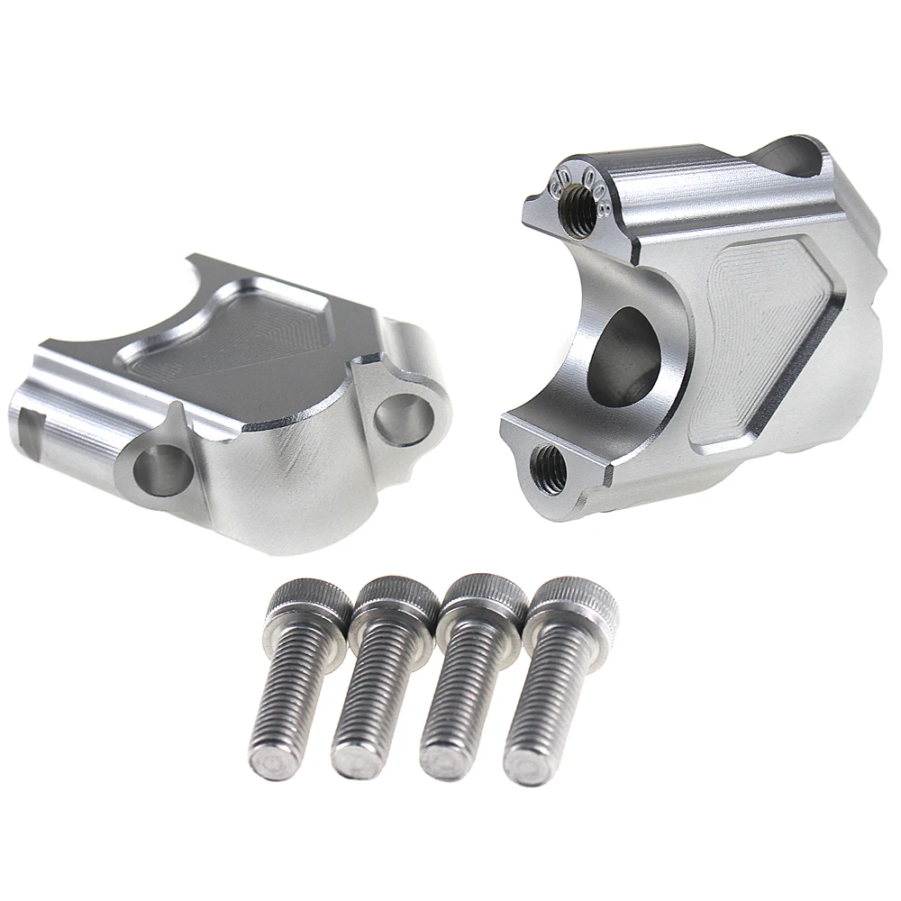 Silver Anodized Handlebar Risers Kit for BMW F800GS 2008-2017 F800R 2015-2017 F800GT 2013-2017 Aluminum Heightening Code
Silver Anodized Handlebar Risers Kit for BMW F800GS 2008-2017 F800R 2015-2017 F800GT 2013-2017 Aluminum Heightening Code