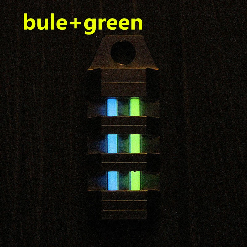 1PC Titanium Alloy Automatic Luminous Keychain Pendant Tritium Gas Tube Self-luminous 15 Years EDC Fluorescent Emergency Light
1PC Titanium Alloy Automatic Luminous Keychain Pendant Tritium Gas Tube Self-luminous 15 Years EDC Fluorescent Emergency Light
