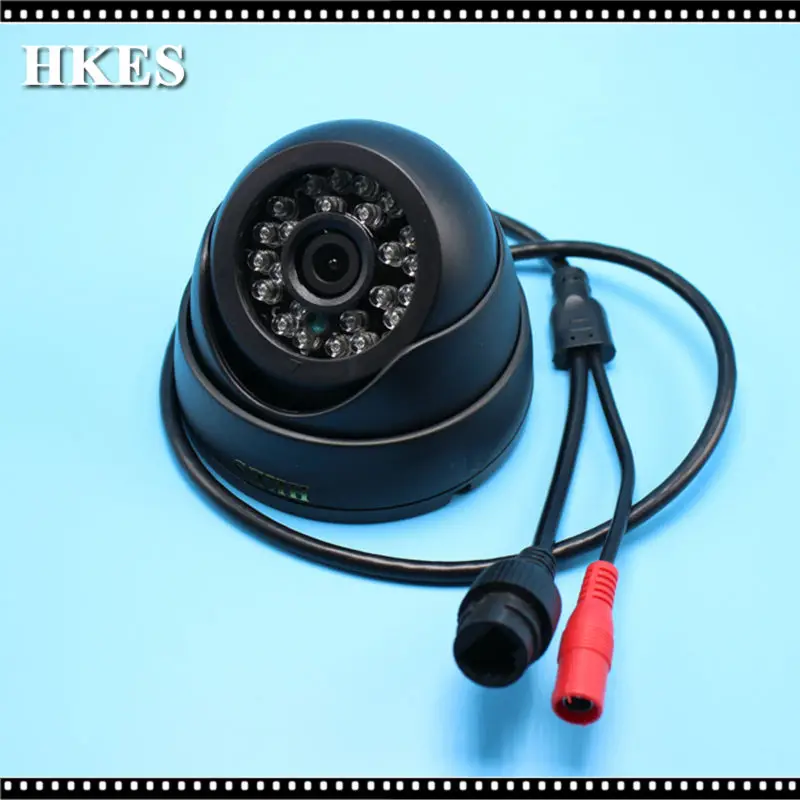 HD Mini Ip-камера 1280*720 P 1.0MP 24IR LED Купол Камеры Безопасности Черный Корпус |