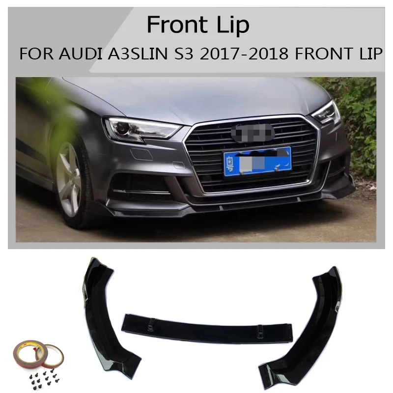 ABS передний бампер для губ сплиттер фартук для Audi S3 и S-LINE хэтчбек 2017-up не подходит для A3 седан Стайлинг автомобиля
ABS передний бампер для губ сплиттер фартук для Audi S3 и S-LINE хэтчбек 2017-up не подходит для A3 седан Стайлинг автомобиля