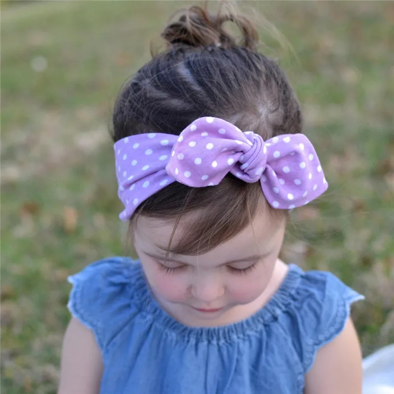 2018 New Cotton Elastic Newborn Baby Girls Polka Dots Headband Bowknot Hair Band Children Infants Headband bandeau bebe
2018 New Cotton Elastic Newborn Baby Girls Polka Dots Headband Bowknot Hair Band Children Infants Headband bandeau bebe