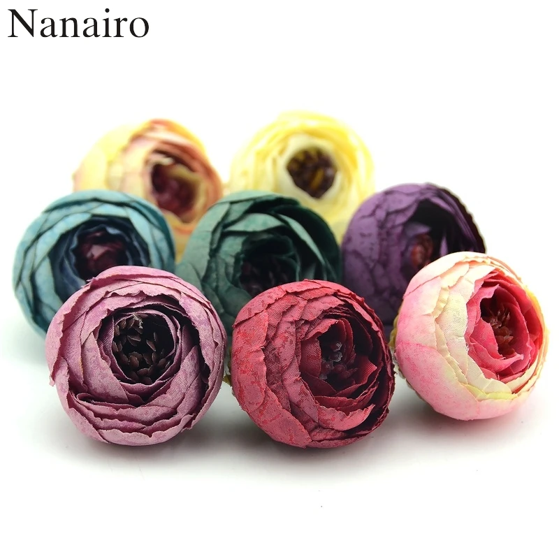 100PCS 4CM Silk Tea Rose Bud Artificial Flower Heads For Wedding Decoration DIY Wreath Gift Box Scrapbooking Craft Fake Flowers
100PCS 4CM Silk Tea Rose Bud Artificial Flower Heads For Wedding Decoration DIY Wreath Gift Box Scrapbooking Craft Fake Flowers