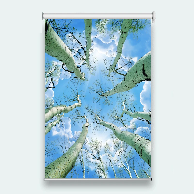 Customized made Shade 3D Roller Blinds For Living Room branch Blue Sky Window Curtains Printing Bead rope Roller Curtains Drapes
Customized made Shade 3D Roller Blinds For Living Room branch Blue Sky Window Curtains Printing Bead rope Roller Curtains Drapes