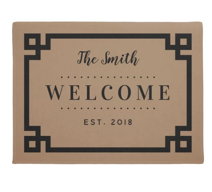Classic Personalised Family Welcome Mats for Front Door Modern Custom Name Elegant Entry Floor Doormat Rubber Rug Carpet Gifts
Classic Personalised Family Welcome Mats for Front Door Modern Custom Name Elegant Entry Floor Doormat Rubber Rug Carpet Gifts