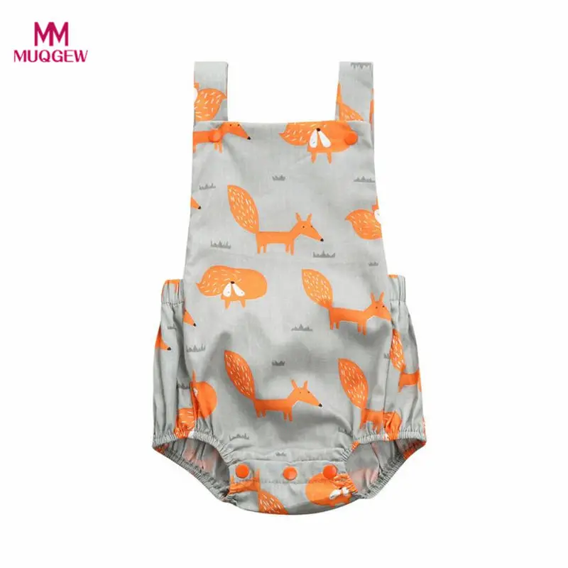 MUQGEW/Летняя одежда для маленьких девочек жилет без рукавов с печатным рисунком