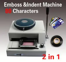 80 Code Membership Manual Indenting Printing Plastic Card Id PVC Card Embosser Embossing Machine Manual High Reputation
80 Code Membership Manual Indenting Printing Plastic Card Id PVC Card Embosser Embossing Machine Manual High Reputation