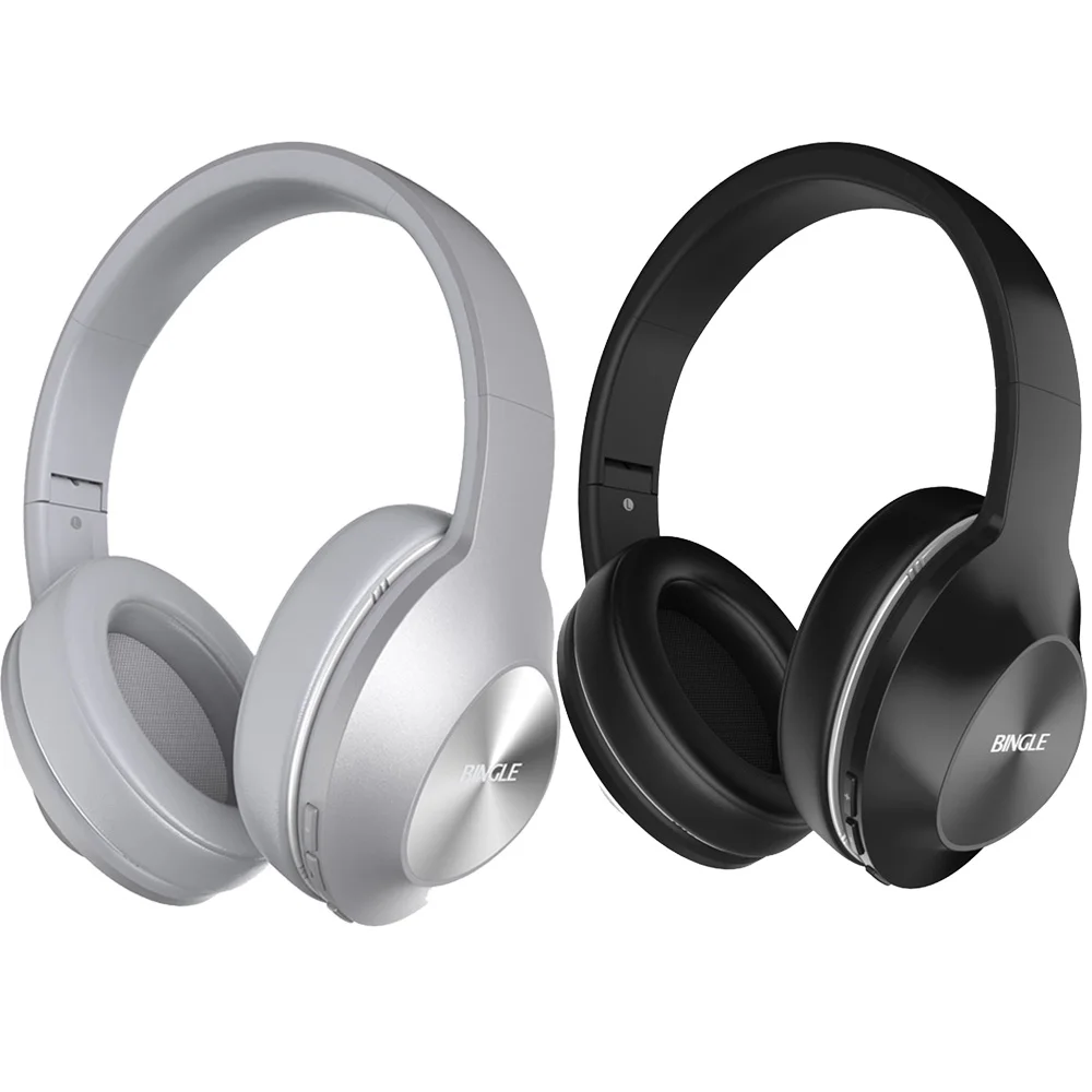 Bingle Q5 супер легкий APTX красочные Hi Fi Шум шумоподавлением гарнитура стерео Overear