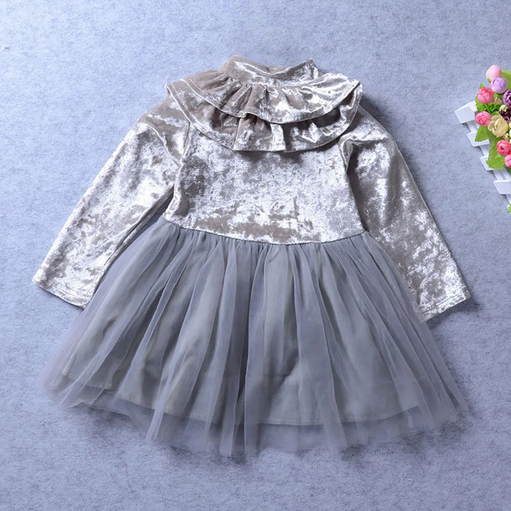 Flower Girls Party Dress Autumn Long Sleeves Ruffles Solid Dresses Formal Bridesmaid Wedding Girl Vestido Children Dress
Flower Girls Party Dress Autumn Long Sleeves Ruffles Solid Dresses Formal Bridesmaid Wedding Girl Vestido Children Dress