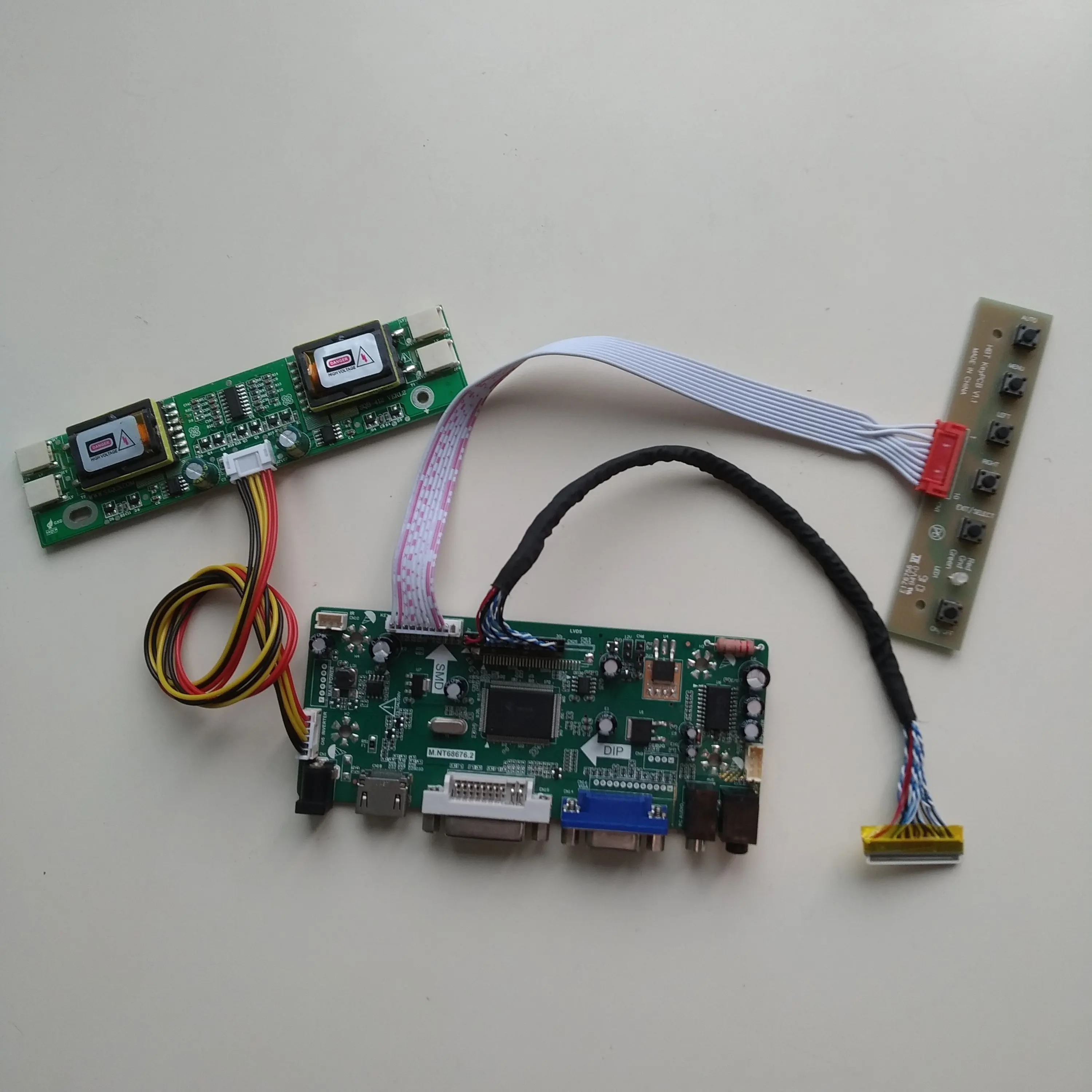 Для 30pin LM220WE1 TLB3/TLC1 1680X1050 панель монитора HDMI DVI VGA LCD LED Aduio комплект контроллера платы