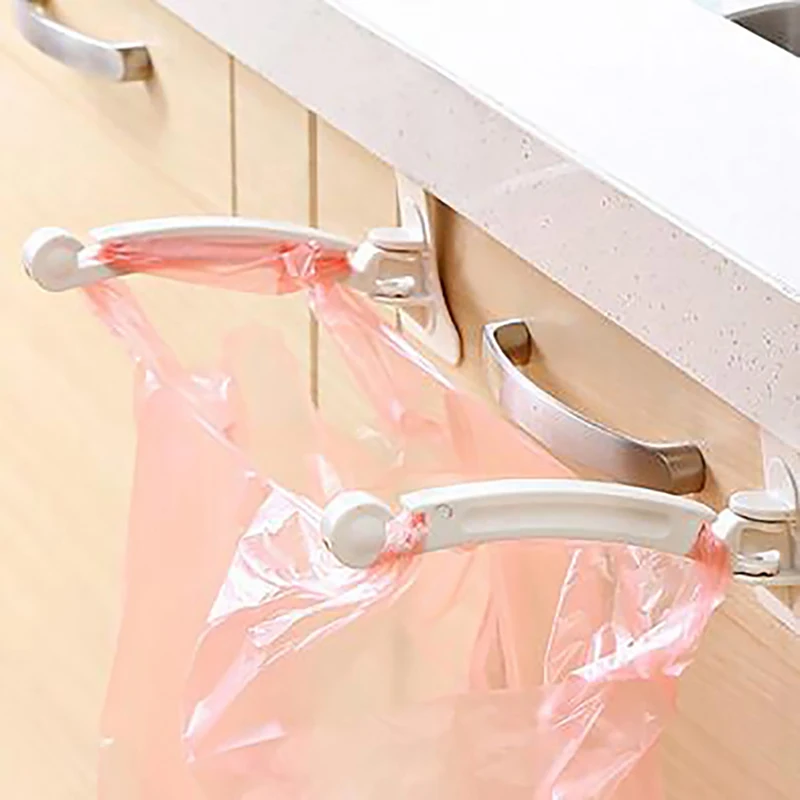 2PCS/Set Cabinet Plastic Bag Hook Storage Rack Portable Garbage Bag Shelf Door Hook Rack Bag Clip Kitchen Accessories
2PCS/Set Cabinet Plastic Bag Hook Storage Rack Portable Garbage Bag Shelf Door Hook Rack Bag Clip Kitchen Accessories