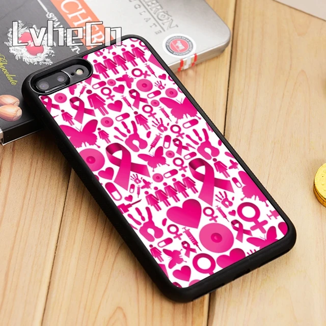 LvheCn чехол для телефона с защитой от рака груди iPhone 5 6 s 7 8 plus 11 12 Pro X XR XS Max Samsung Galaxy S6 S7