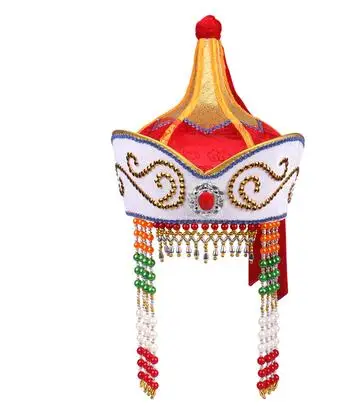 Ladies' cap headwear Adult Mongolia chapeau Mongolia dance hat headdress Mongolian Folk Dance Stage TV play Movie Headgear Blue
Ladies' cap headwear Adult Mongolia chapeau Mongolia dance hat headdress Mongolian Folk Dance Stage TV play Movie Headgear Blue