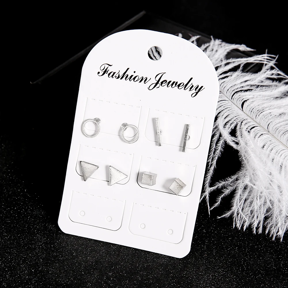 New Fashion Boho Small And Exquisite Drop Non-fading Geometric Small Earring 4pairs/set Simple Women Girls Stud Earrings Jewelry
New Fashion Boho Small And Exquisite Drop Non-fading Geometric Small Earring 4pairs/set Simple Women Girls Stud Earrings Jewelry