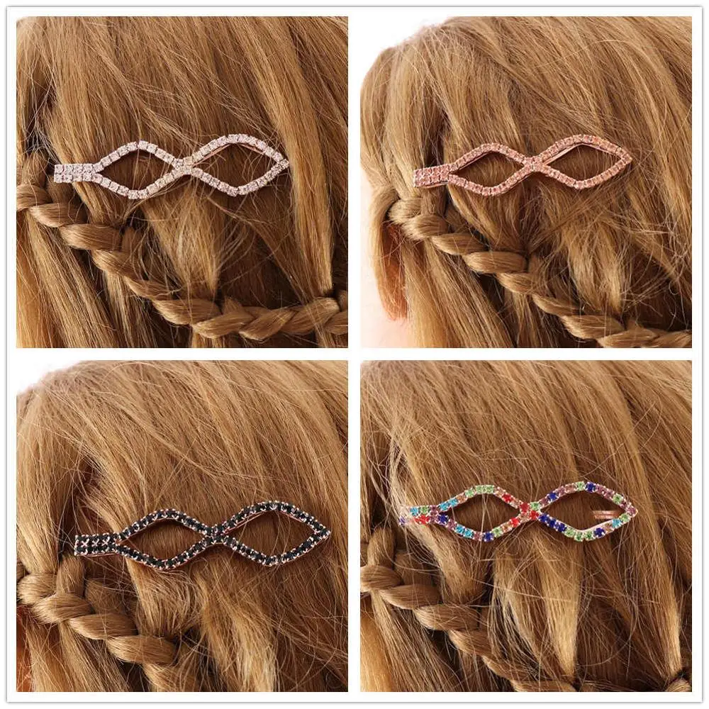 Fashion Rhinestone U-clip Side Clip Coloured Rhombus Hollow Hairpins Metal Shine Barrettes ozdoby do wlosow
Fashion Rhinestone U-clip Side Clip Coloured Rhombus Hollow Hairpins Metal Shine Barrettes ozdoby do wlosow