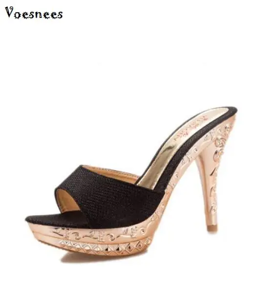 2019 Summer Women Slippers PVC Crystal High Thin Heels 11.5CM Mules Platform Outside Ladies Slippers Sexy Women Shoes Sandals
2019 Summer Women Slippers PVC Crystal High Thin Heels 11.5CM Mules Platform Outside Ladies Slippers Sexy Women Shoes Sandals