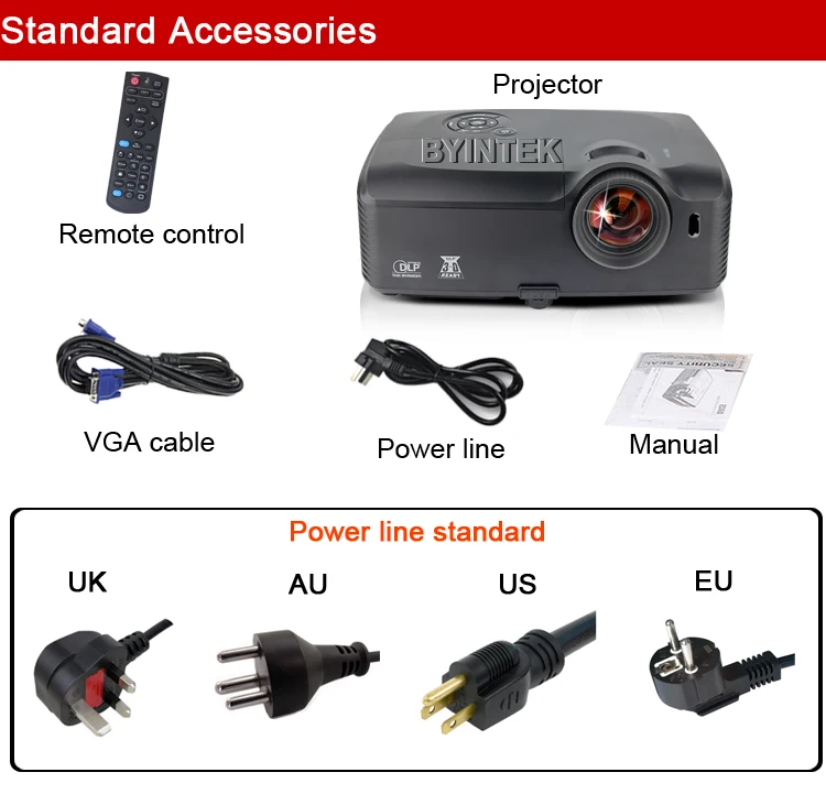 2016 Кино HDMI 1080 P full HD DLP 300 inch 6000 ANSI голограмма Презентации Задняя Летнее Видео USB
