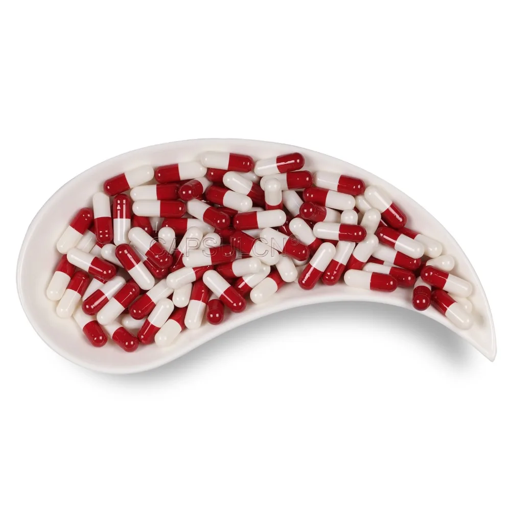 10 000 pcs/Carton Gel Capsules Size 2 Red White Empty gelatin capsules for capsule filler machine | Бытовая техника