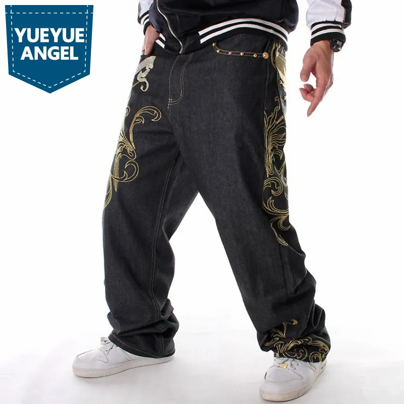 New Fashion Embroidery Dance Denim Pants Hip Hop Loose Fit Straight Jeans Men Quality Casual Baggy Plus Size Man Streetwear
New Fashion Embroidery Dance Denim Pants Hip Hop Loose Fit Straight Jeans Men Quality Casual Baggy Plus Size Man Streetwear