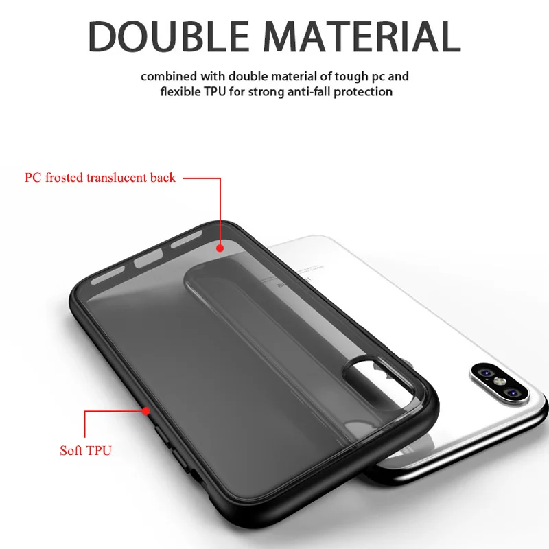 Fashion Cover for iPhone X XR XS Max Case Translucent Frosted Soft Silicone Back Case for iPhone 7 8 Plus Case Funda Coque Capa
Fashion Cover for iPhone X XR XS Max Case Translucent Frosted Soft Silicone Back Case for iPhone 7 8 Plus Case Funda Coque Capa