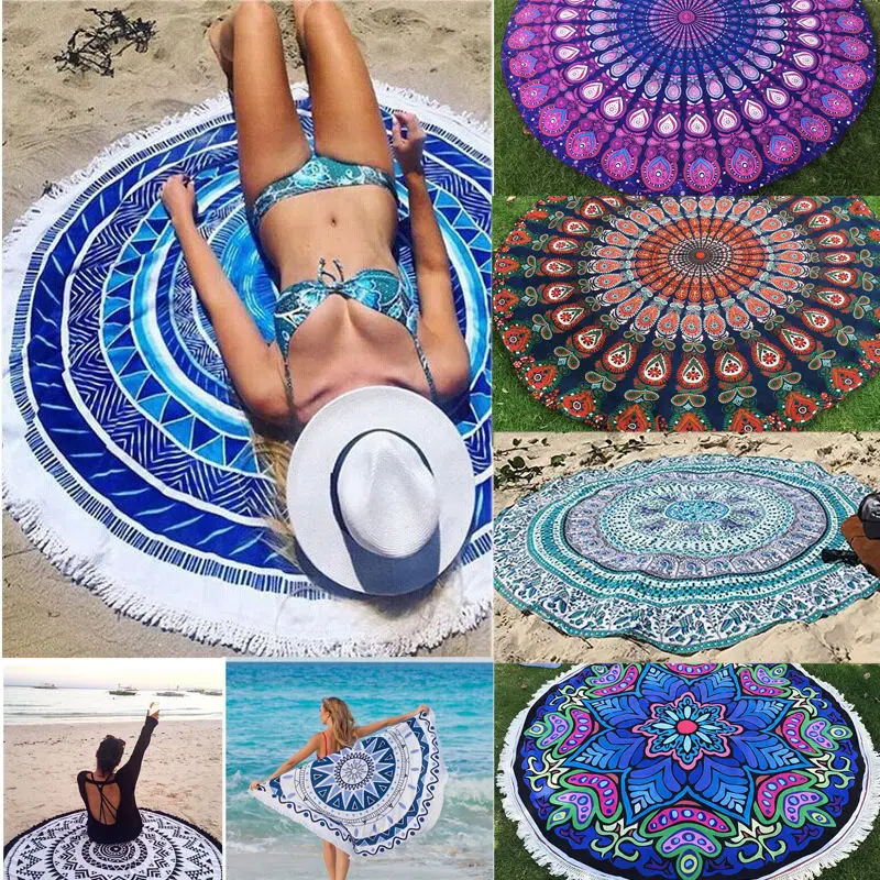 New Multi-style Round Mandala Tapestry Indian Wall Hanging Beach Throw Towel Yoga Mat
New Multi-style Round Mandala Tapestry Indian Wall Hanging Beach Throw Towel Yoga Mat