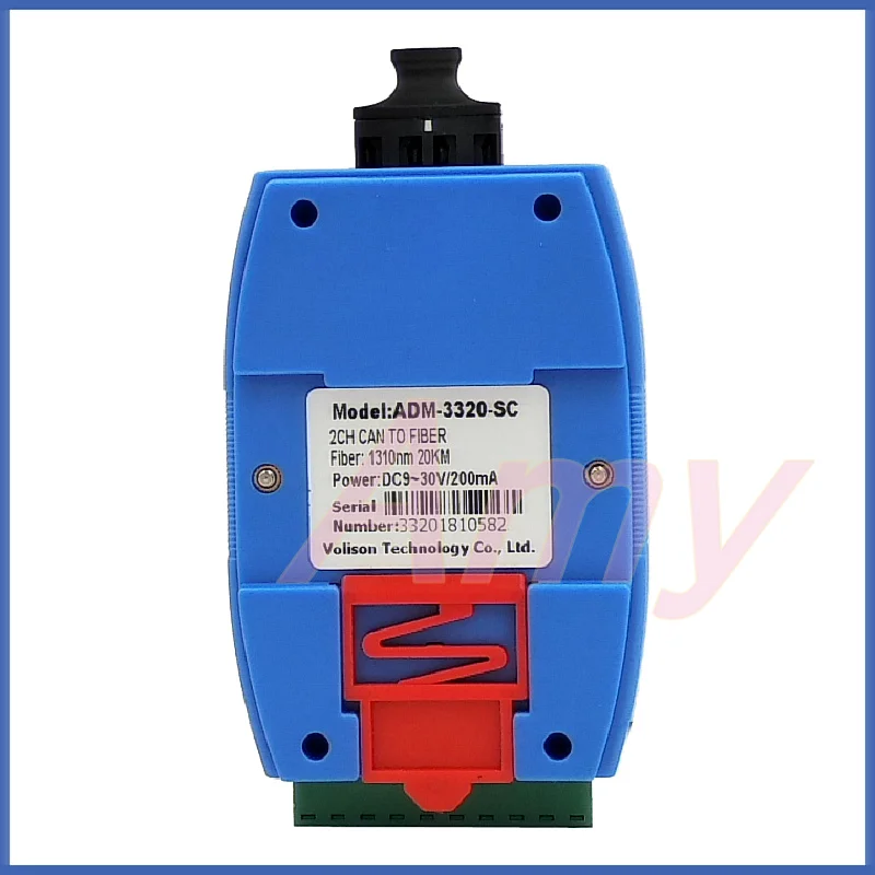 ADM-3320 CanBus Bus Optical Fiber Converter CAN Bus Optical Terminal Machine Single Mode Dual Fiber SC CAN Bus to Optical Fiber
ADM-3320 CanBus Bus Optical Fiber Converter CAN Bus Optical Terminal Machine Single Mode Dual Fiber SC CAN Bus to Optical Fiber