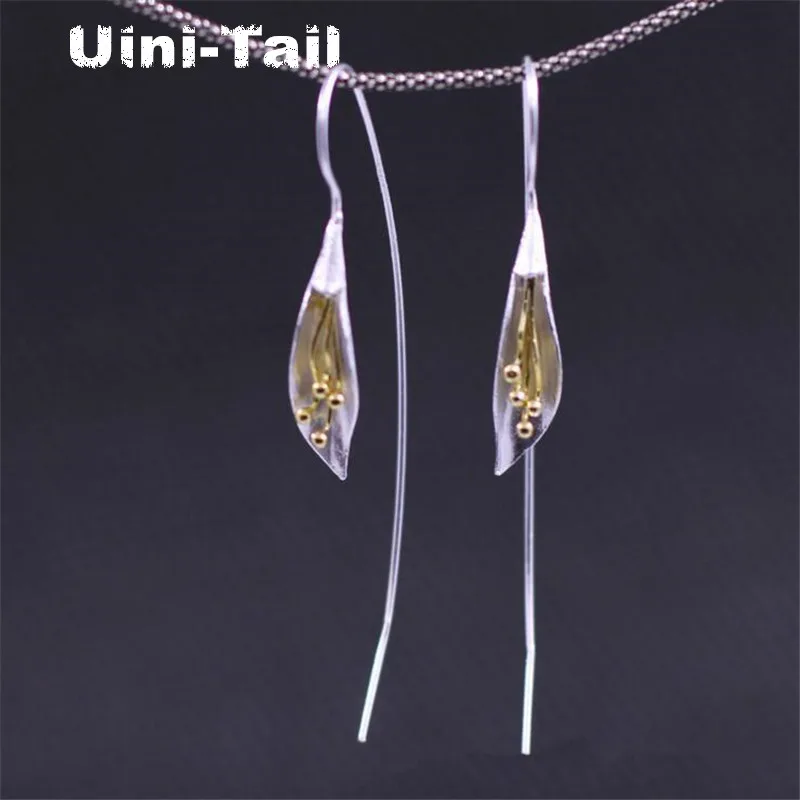 Женские серьги ручной работы Uini-Tail из тайского серебра 925 пробы в виде подковы |