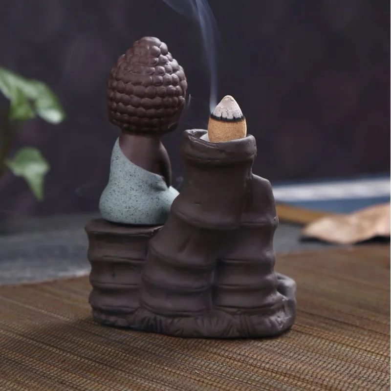 Small Buddha Incense The Little Monk Censer Creative Home Decor Holder Backflow Incense Burner Use In Home Office Teahouse
Small Buddha Incense The Little Monk Censer Creative Home Decor Holder Backflow Incense Burner Use In Home Office Teahouse