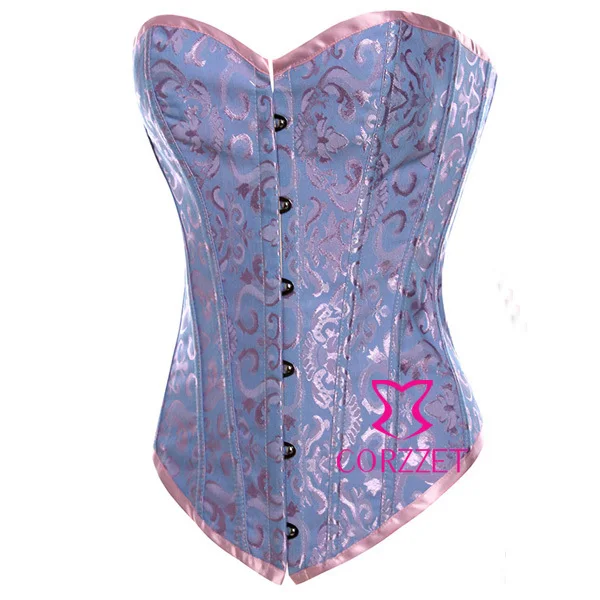 Latex Cheap Blue Dobby Jacquard Strapless Lace Up Back Female Women Corset Slimming Body Corsets And Bustiers Lingerie For Sale
Latex Cheap Blue Dobby Jacquard Strapless Lace Up Back Female Women Corset Slimming Body Corsets And Bustiers Lingerie For Sale