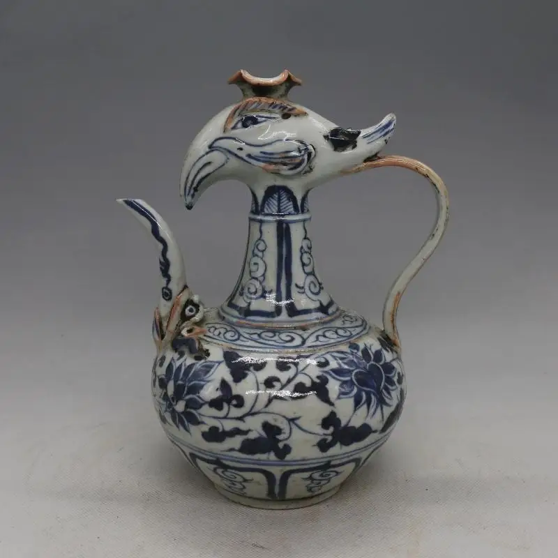 Antique YuanDynasty porcelain bottle,Blue and White Flower Pot,Hand-painted rafts,collectio &adornment,Free shipping
Antique YuanDynasty porcelain bottle,Blue and White Flower Pot,Hand-painted rafts,collectio &adornment,Free shipping