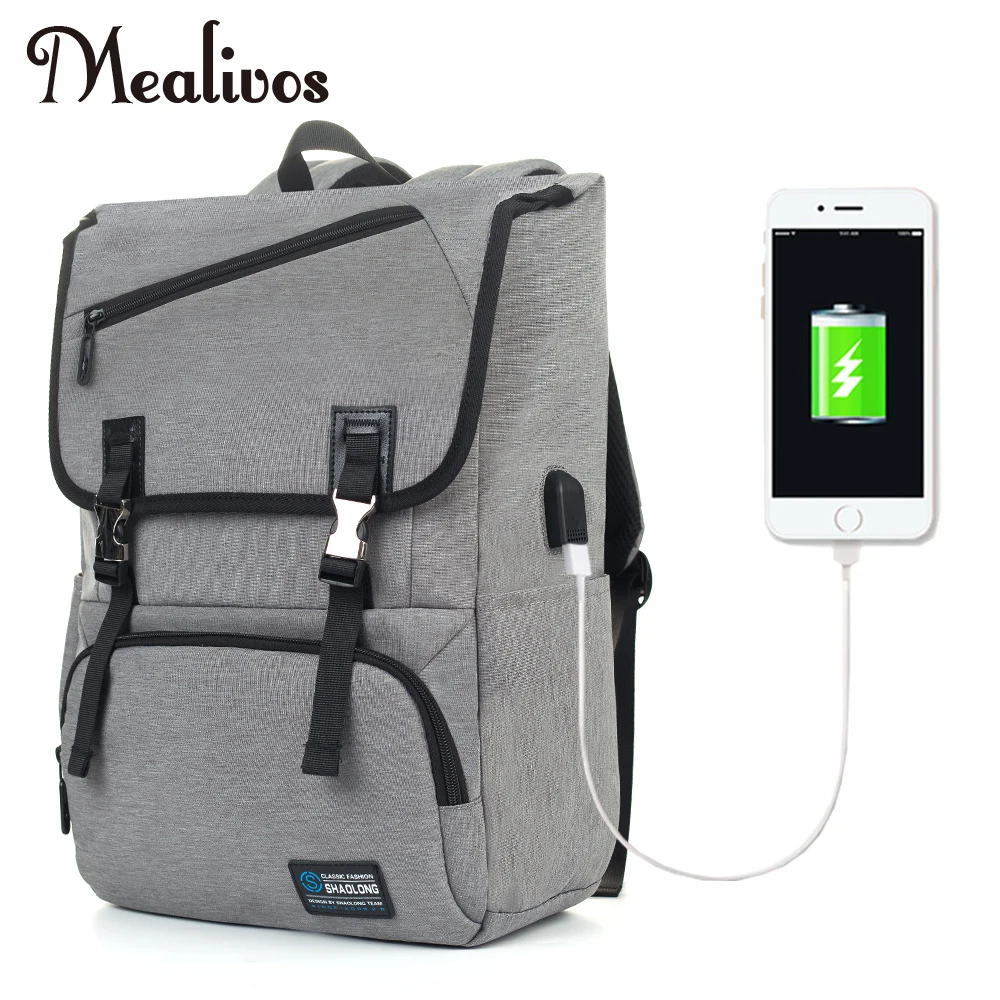 Mealivos Anti-theft Water Resistant Polyester Laptop Vintage Backpack with USB Charging Port Under 17-Inch Laptop and Notebook
Mealivos Anti-theft Water Resistant Polyester Laptop Vintage Backpack with USB Charging Port Under 17-Inch Laptop and Notebook