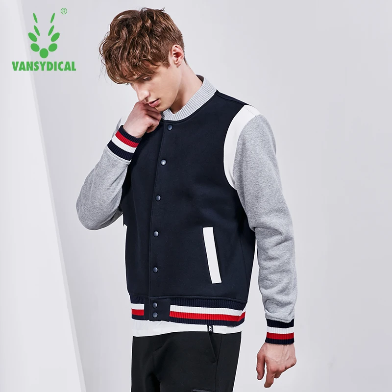 Vansydical Men's Jacket Autumn and Winter Contrast Jacket Sports Fitness Top Running Outdoor Workout Coat Baseball Uniform
Vansydical Men's Jacket Autumn and Winter Contrast Jacket Sports Fitness Top Running Outdoor Workout Coat Baseball Uniform
