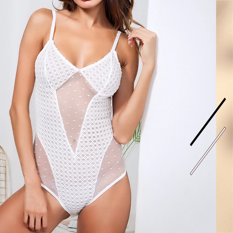 2019 Sexy Lingerie Transparent Hollow Out Lady Swimsuit Lace Embroidery Solid Racerback Erotic Underwear Sexy Bodysuit Lingerie
2019 Sexy Lingerie Transparent Hollow Out Lady Swimsuit Lace Embroidery Solid Racerback Erotic Underwear Sexy Bodysuit Lingerie