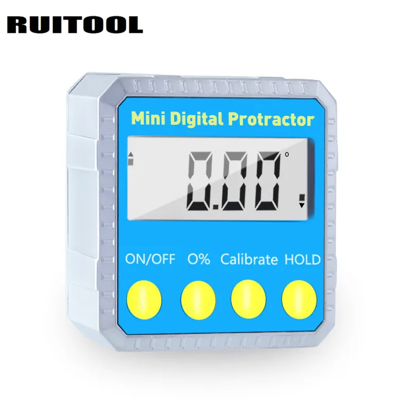 4*90 Degree Mini Digital Protractor Inclinometer Metal Angle Finder Level Gauge Magnetic Base Measuring Tools
4*90 Degree Mini Digital Protractor Inclinometer Metal Angle Finder Level Gauge Magnetic Base Measuring Tools