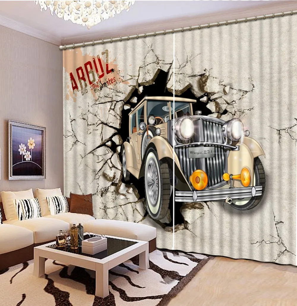 custom 3d stereoscopic curtains Classic car wall 3d curtains for bedroom living room blackout curtains 3d luxury curtains
custom 3d stereoscopic curtains Classic car wall 3d curtains for bedroom living room blackout curtains 3d luxury curtains