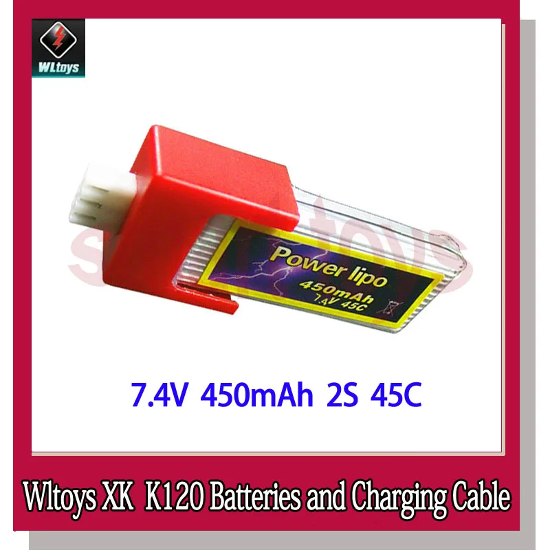 2Pcs K120-010 Battery 7.4V 300mAh 25C 2S Batteries for Wltoys XK K120 RC Helicopter Parts
2Pcs K120-010 Battery 7.4V 300mAh 25C 2S Batteries for Wltoys XK K120 RC Helicopter Parts