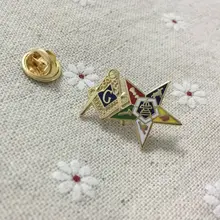 New Arrival Masonic and Freemasonic Brooch Pins Badges Order of the Eastern Star Patron Square and Compass Lapel Pin