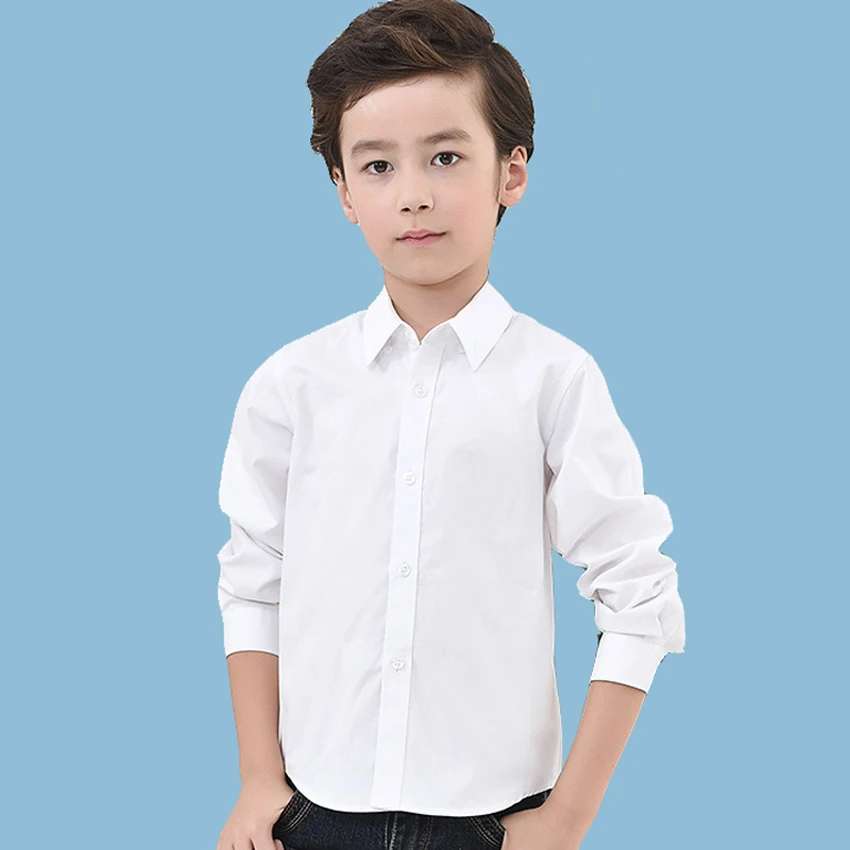 Boys Shirts New Solid Long Sleeve Gentle Boys Formal Shirts for Children Clothes Teenagers School Uniform 6 8 10 12 14 Years Top
Boys Shirts New Solid Long Sleeve Gentle Boys Formal Shirts for Children Clothes Teenagers School Uniform 6 8 10 12 14 Years Top